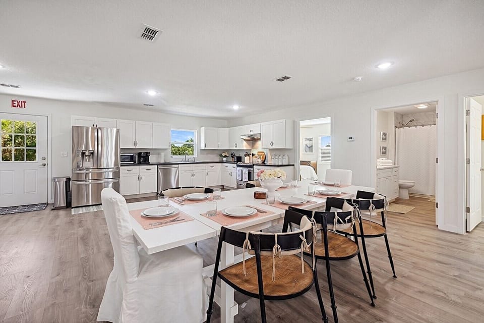 Gather everyone around the table for meals, games, and unforgettable vacation memories.