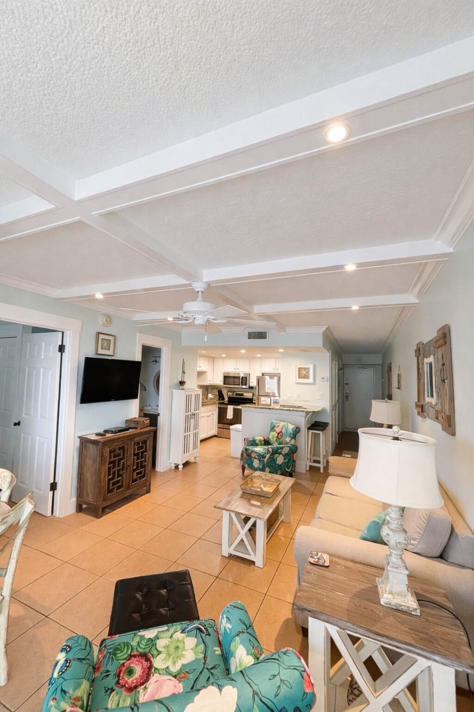 Open concept Living area