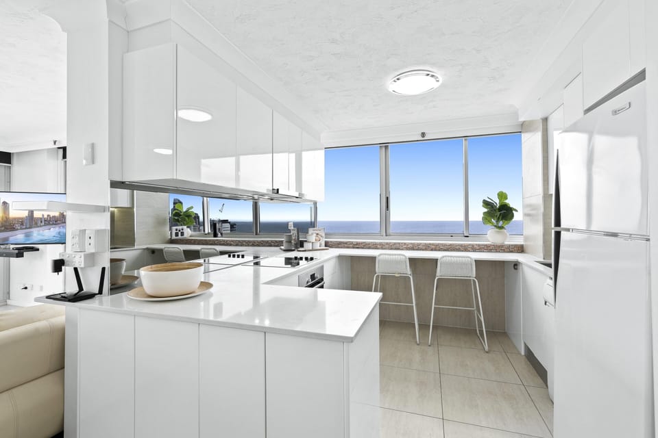 Fully equipped modern kitchen