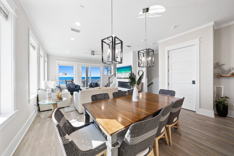 Joy By The Sea | Dining & Living Area | 2nd Floor
