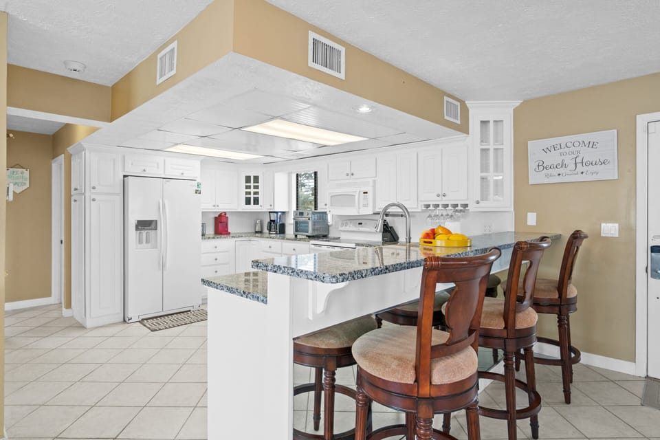 Full Kitchen with Bar Seating