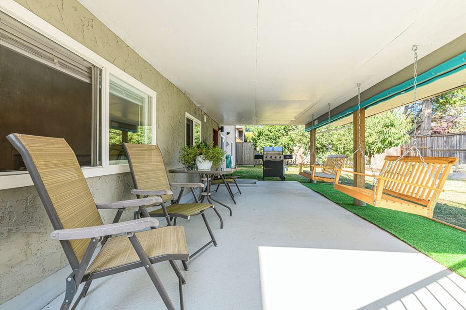 Comfortable Chairs and Swinging Benches