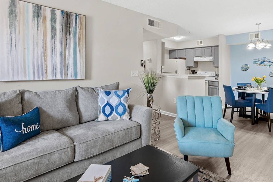 Living Area Tastefully Decorated