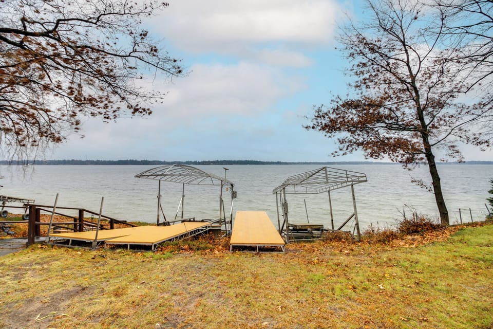 Beach Access | 2 Shared Seasonal Boat Docks | 2 Picnic Tables | Gas Grill