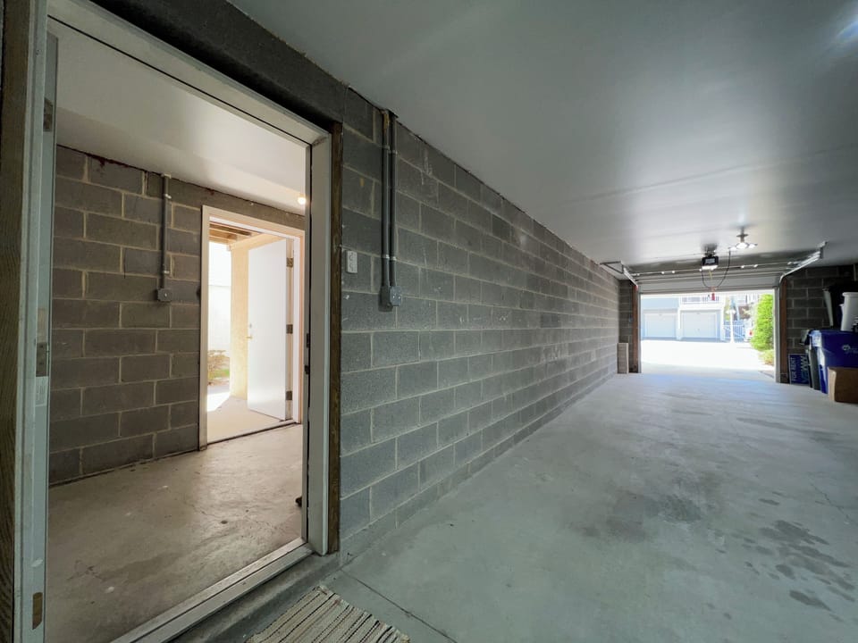 Garage to exit to stairwell