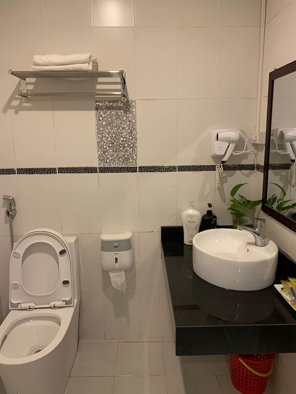Basic Room | Bathroom | Shower, free toiletries, hair dryer, towels