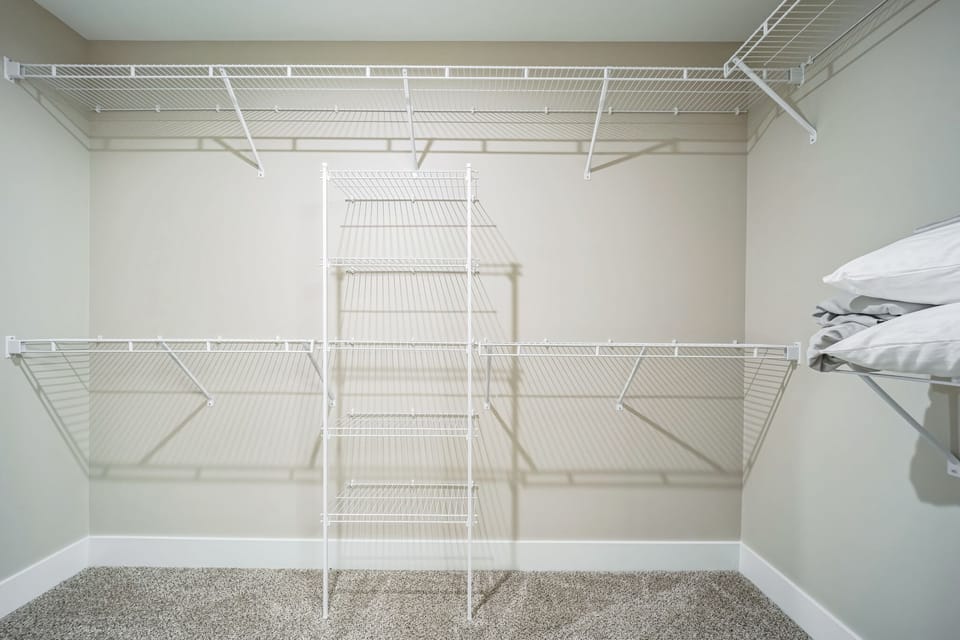 These walk-in closets are so big!