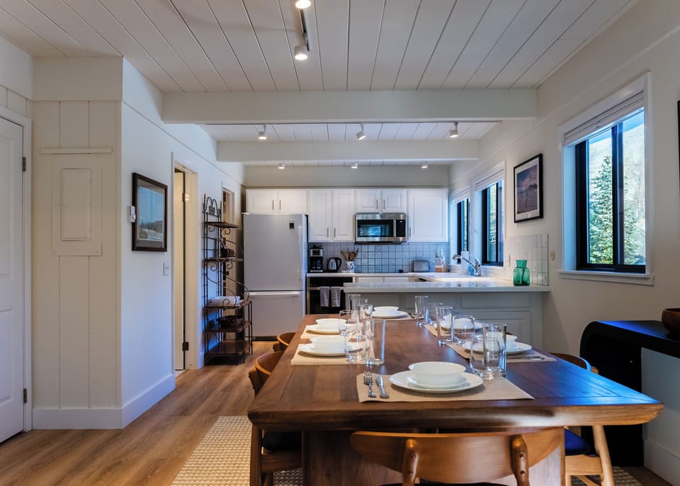 The perfect set up for meals and board games around the table