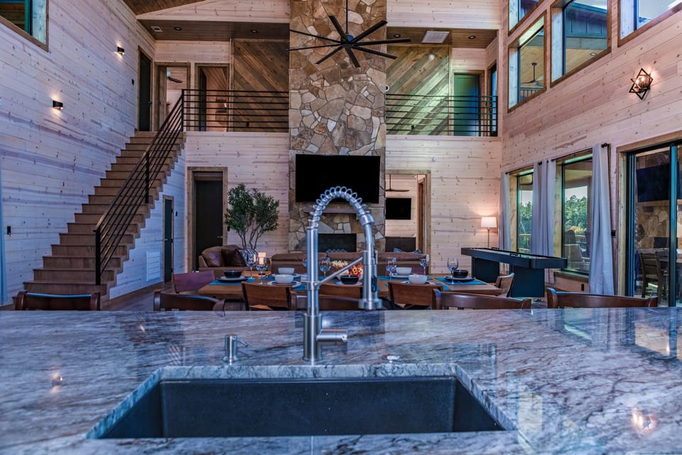Open-plan living that's equal parts style and function.