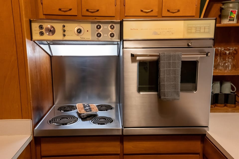 Original 1966 NuTone cooktop and oven
