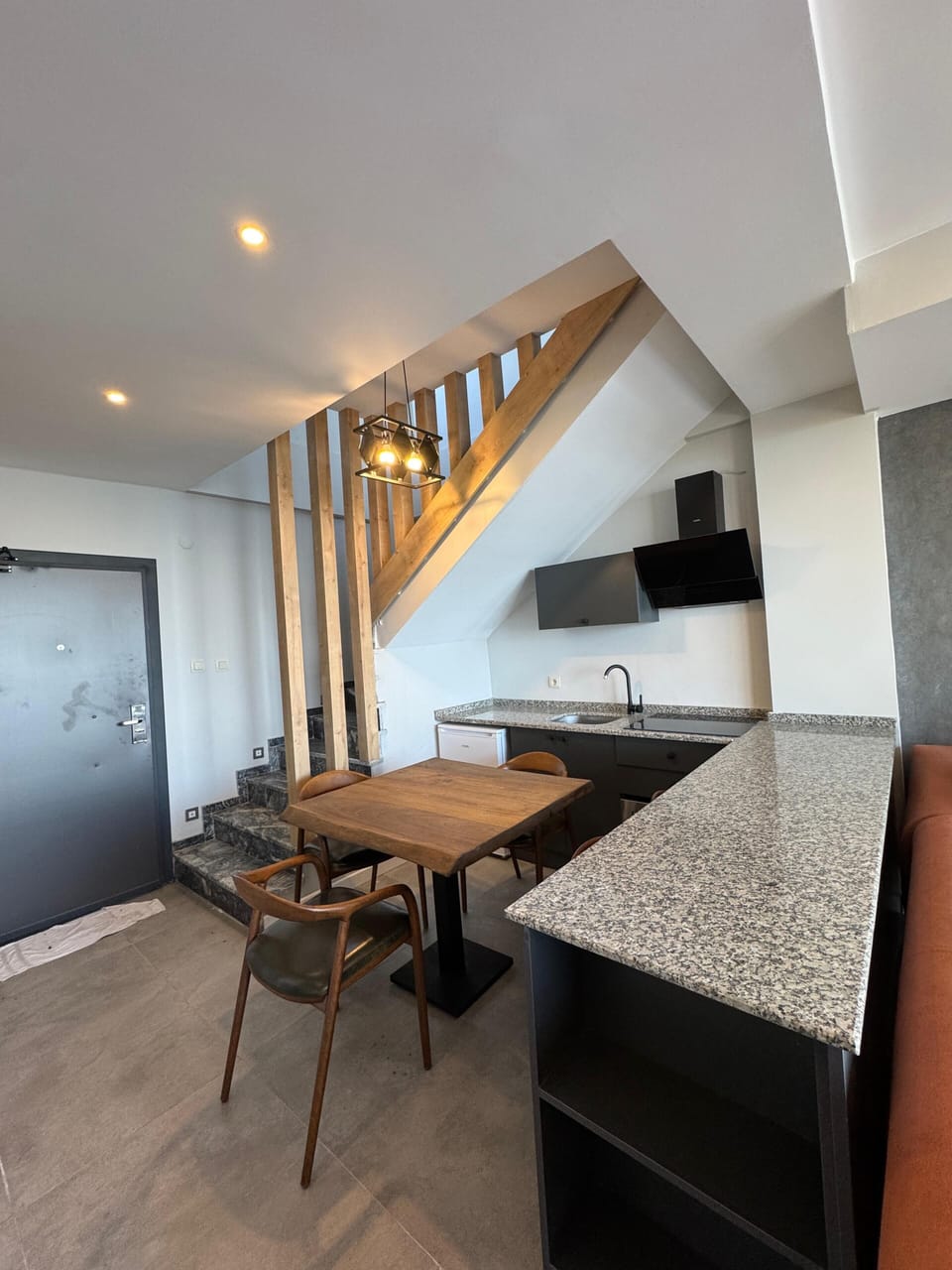 Microwave, stovetop, kitchen islands
