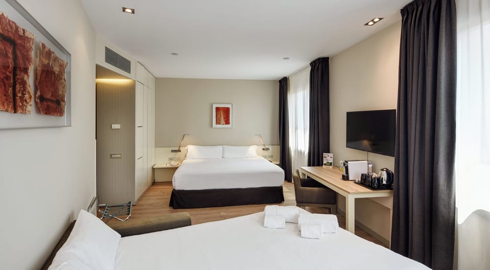 Minibar, in-room safe, desk, blackout drapes