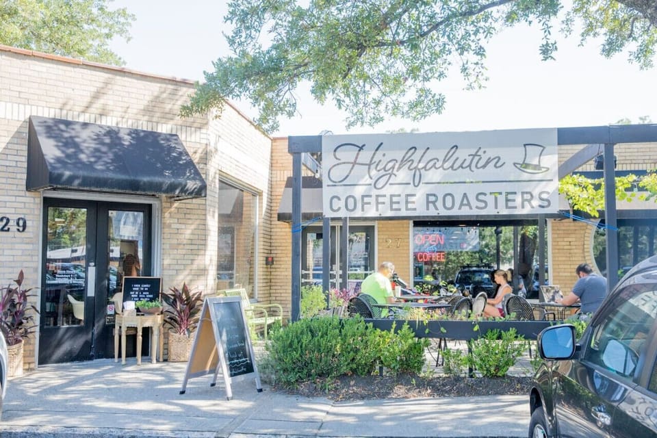 Mmmmm, coffee. And pastries from local bakery Wild Flour, whose shop on Savannah Highway is a good stop for pastry connoisseurs.