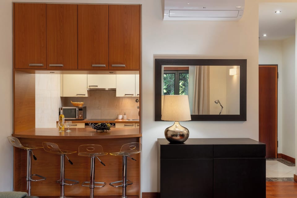 kitchen and dining area