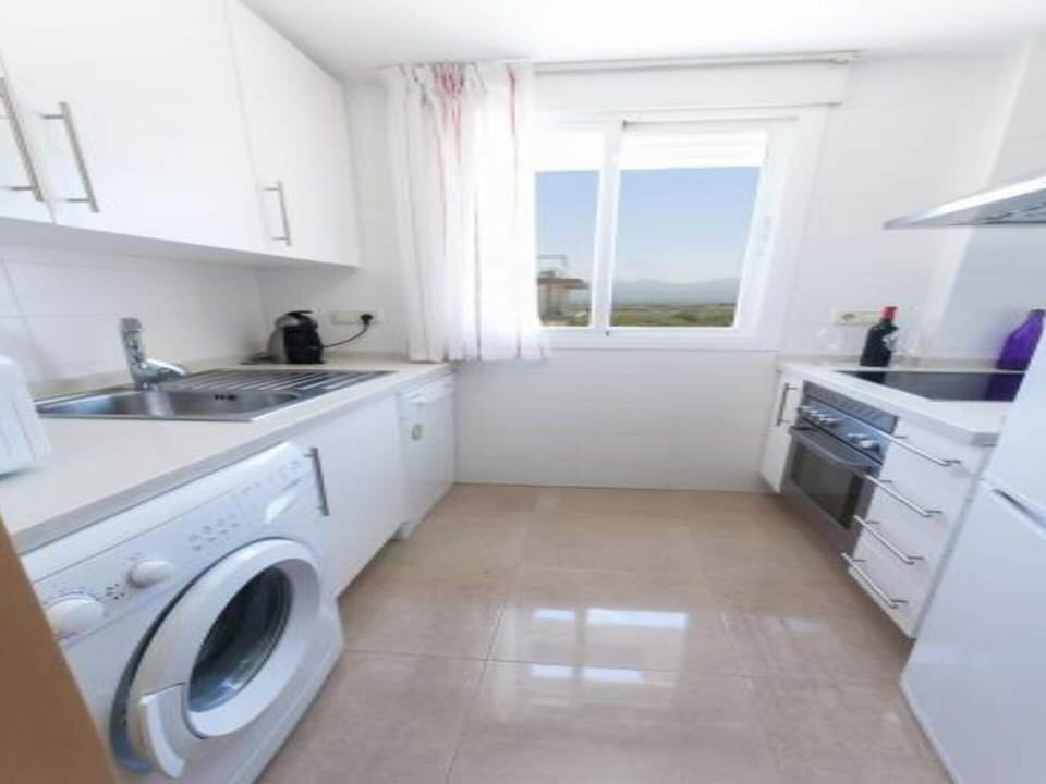 Apartment | Private kitchen | Toaster, highchair, cookware/dishes/utensils