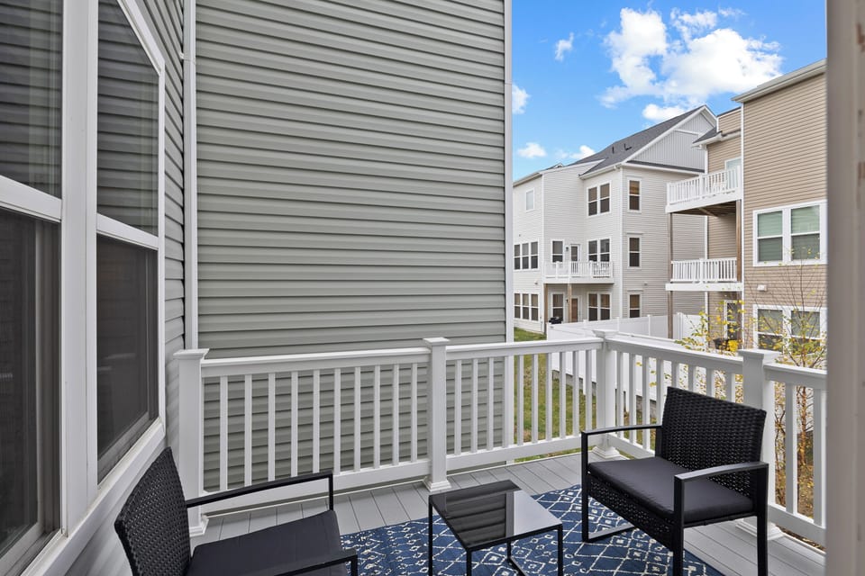 Outdoor patio seating