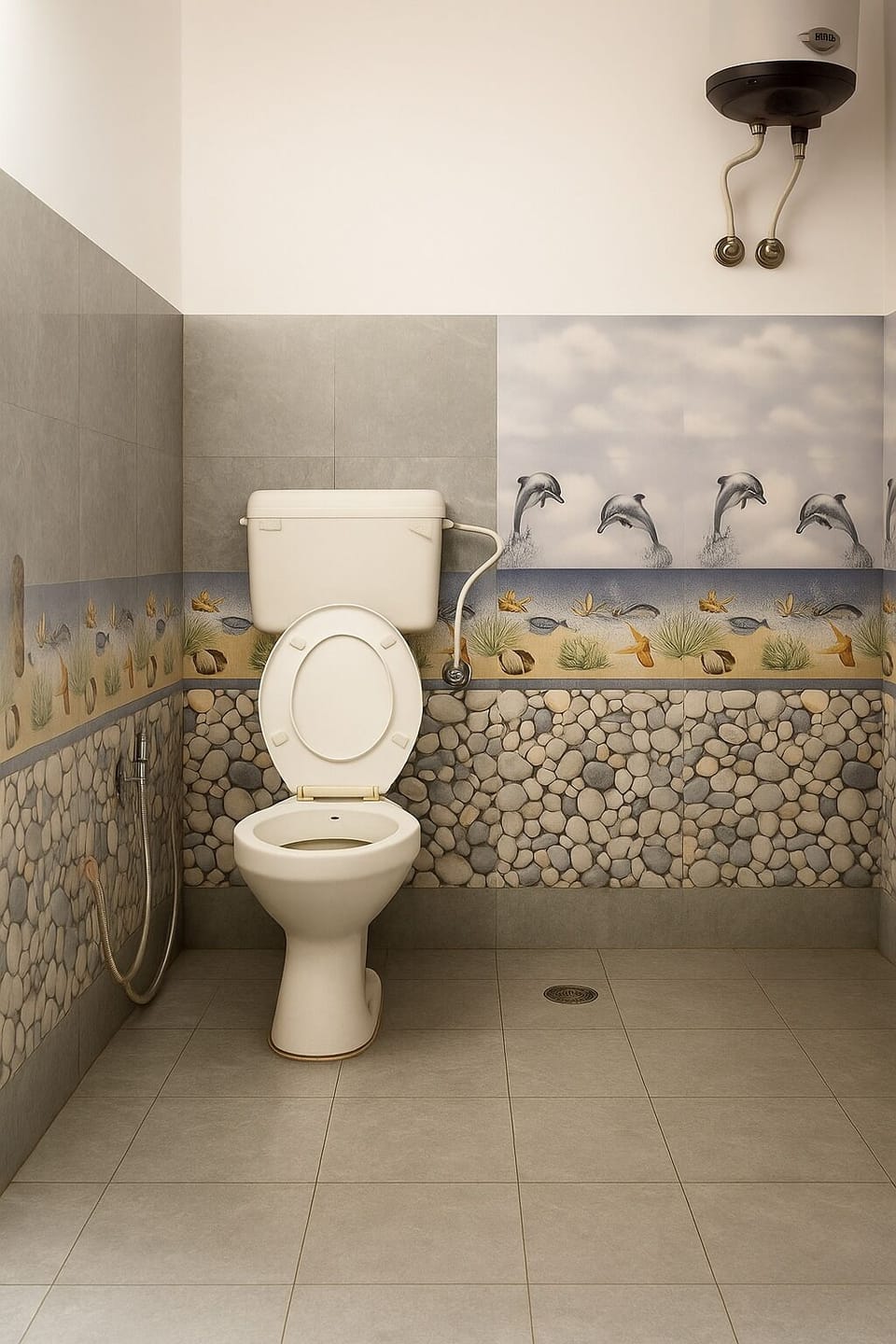 Basic Triple Room | Bathroom | Shower, slippers, towels, soap
