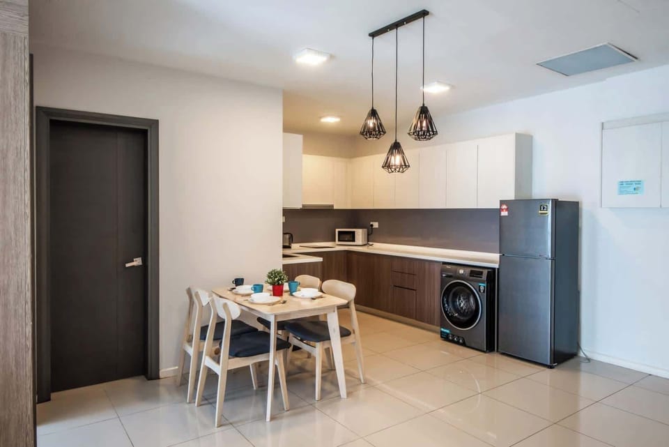 A kitchen & dining.