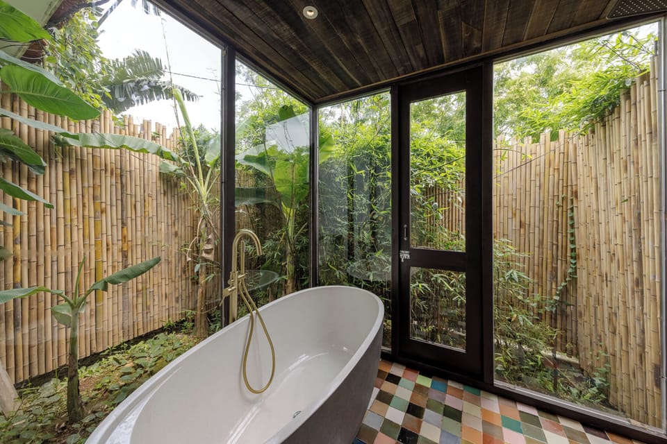 Two - Bedroom Suite with Bath | Bathroom | Eco-friendly toiletries, hair dryer, bathrobes, slippers