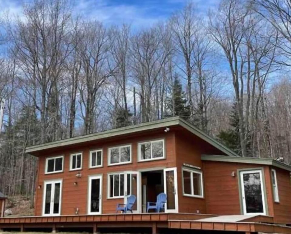 Front of house, early spring