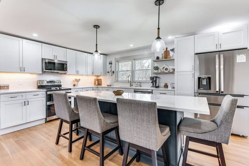 Kitchen is fully stocked with everything you need
