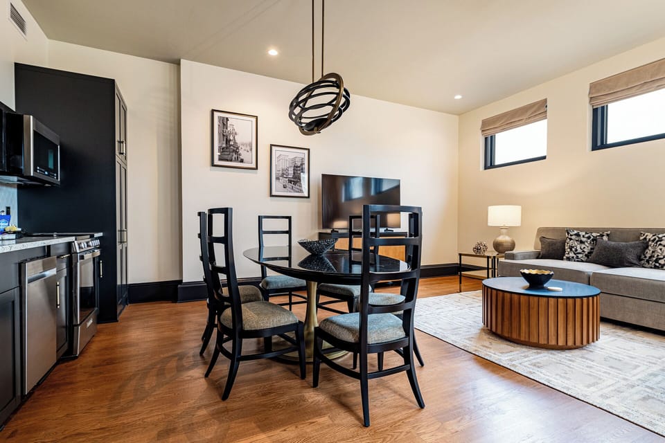 Dining area with seating