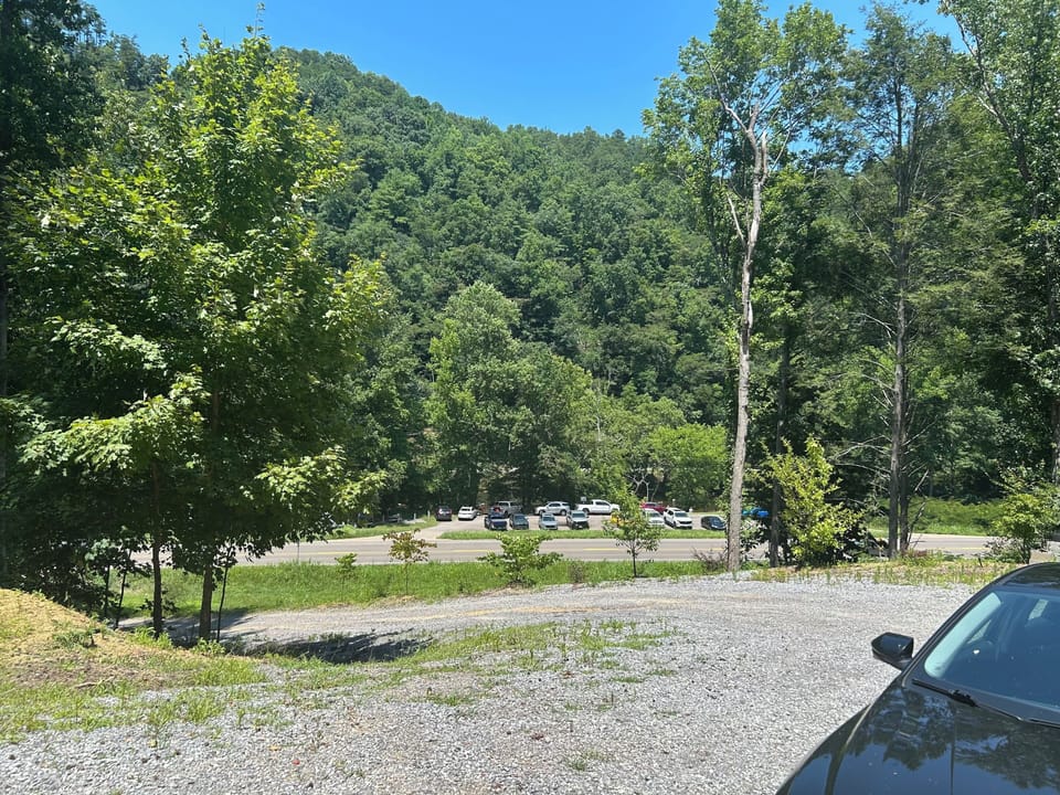 River is located across the street. Bring tubes, fish or kayak conveniently 