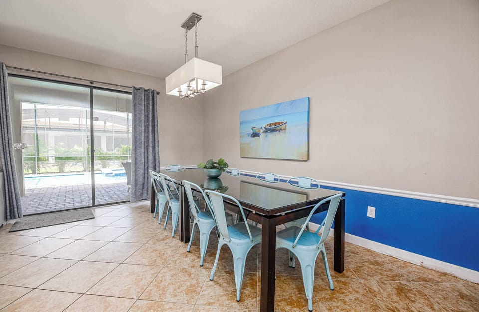 Dive into relaxation with your own private screened pool and spa, perfect for sunny afternoons.