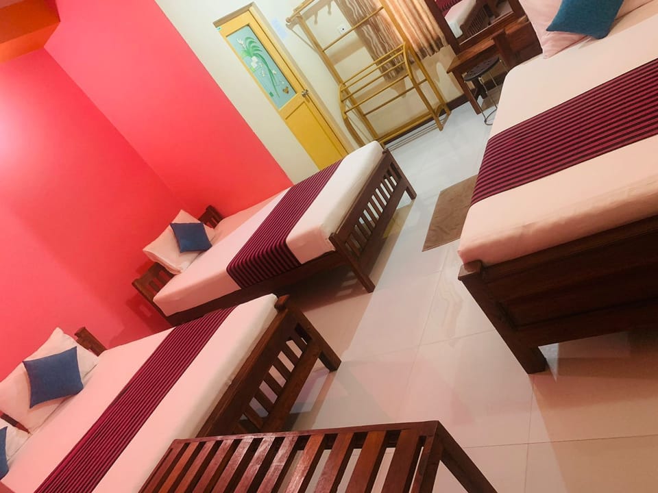 Comfort Quadruple Room, Patio, Garden View | Desk, free WiFi