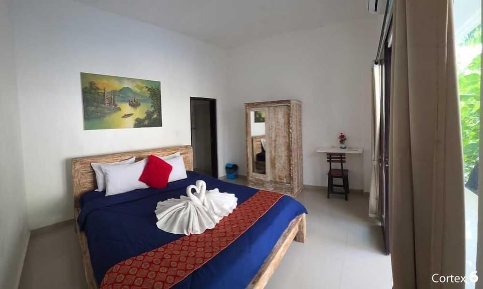 King Room With Pool View | Laptop workspace, free WiFi, bed sheets, wheelchair access