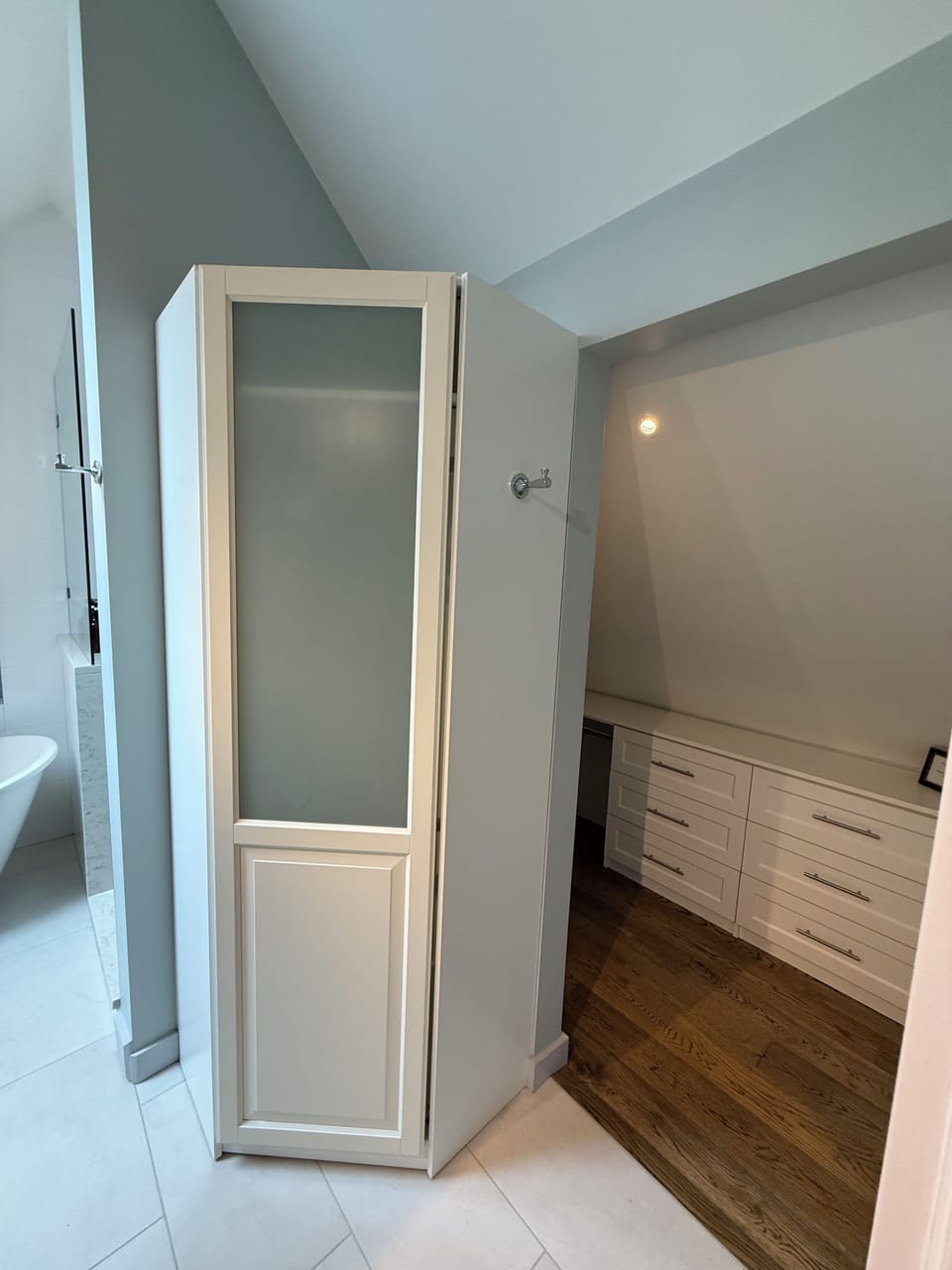 Entry to bedroom closet.
