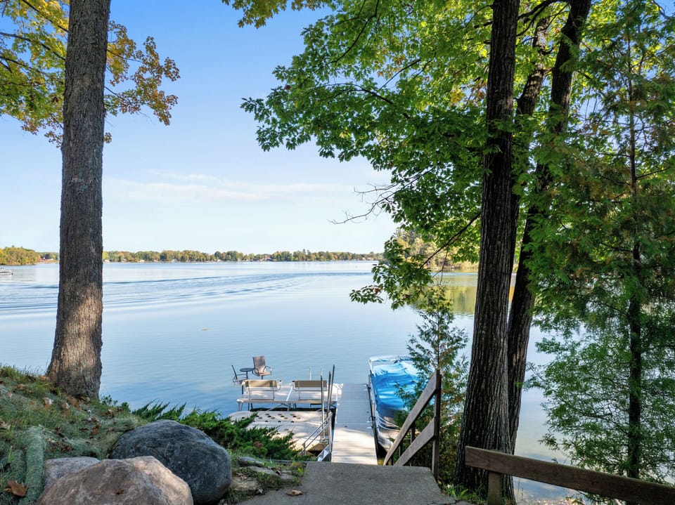 Dock and lake view 
