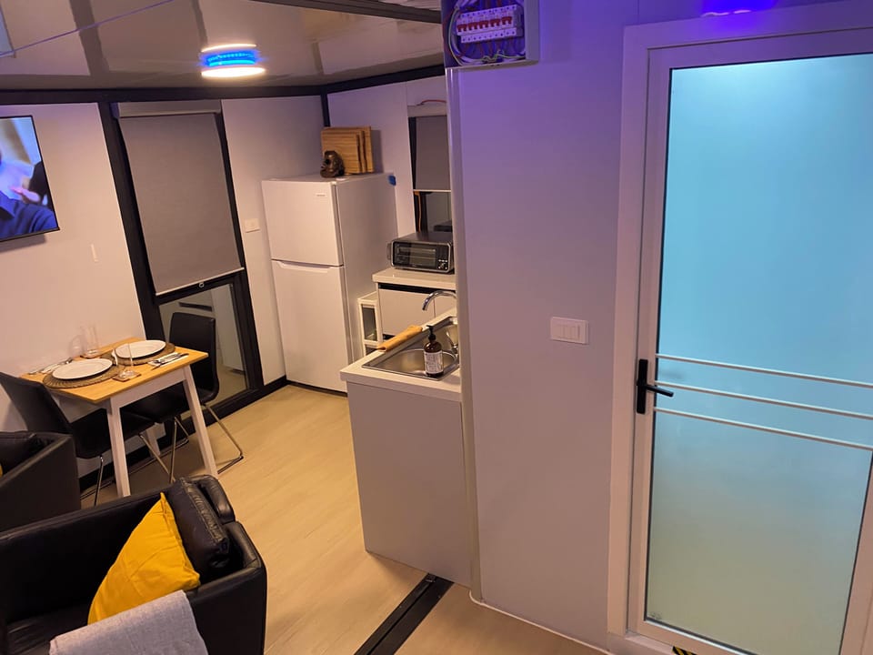 A fully equipped kitchen has all the essentials to prepare your favorite meals.