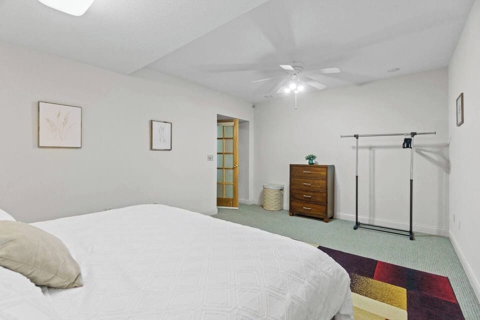 Relaxing view from the bed, offering a peaceful outlook that enhances your comfort and serenity during your stay.