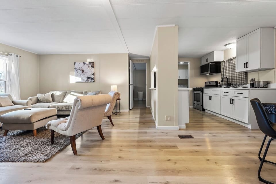Spacious living area connected to the kitchen for effortless entertaining and family time.