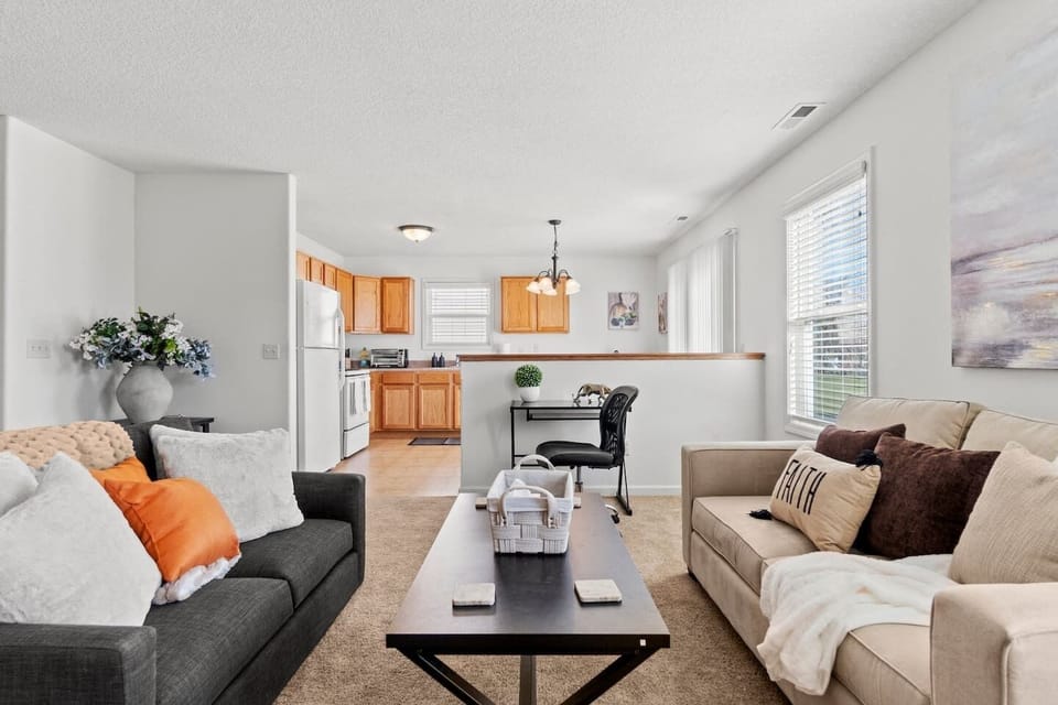 Living Room with Desk