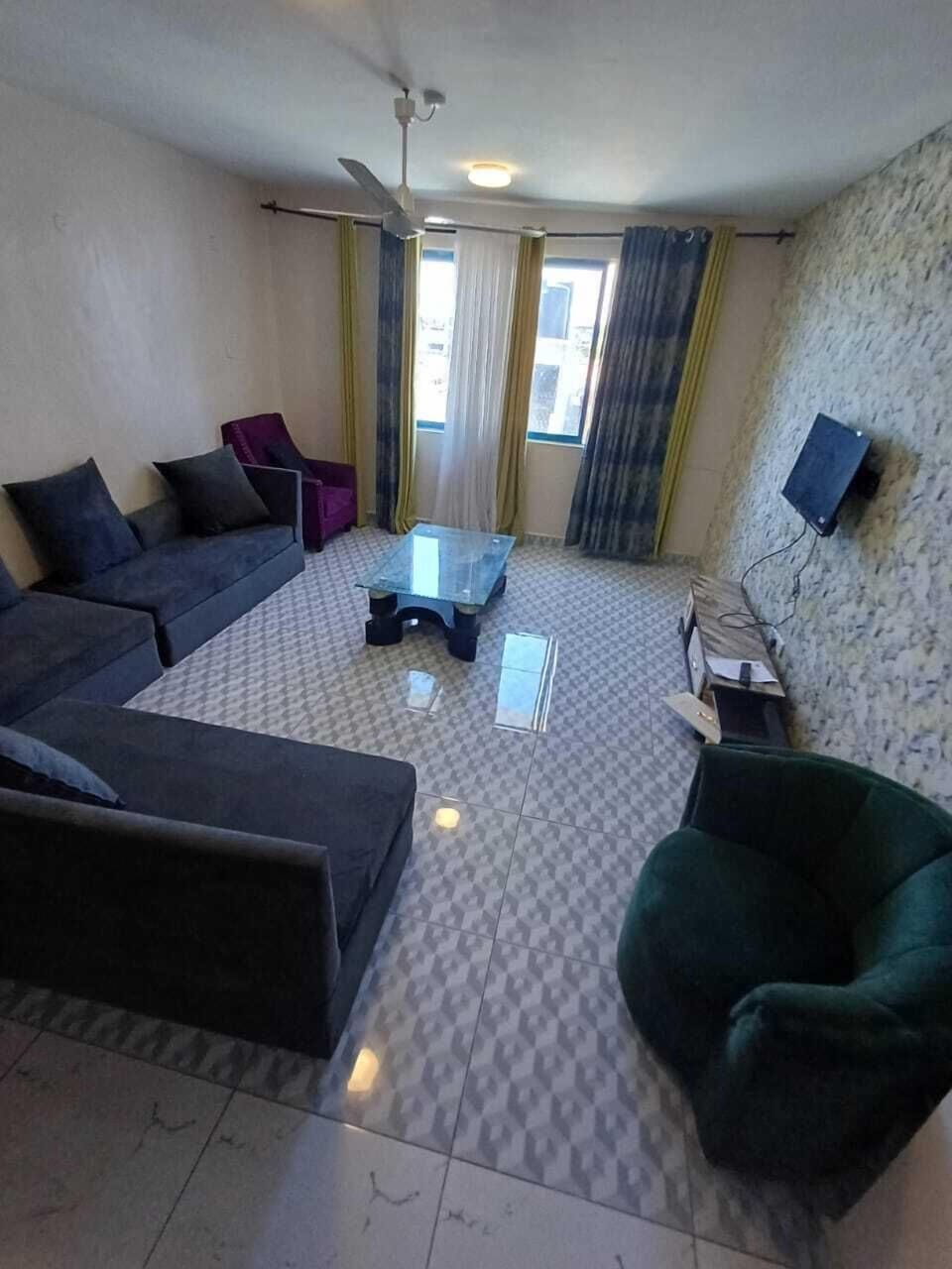 Exclusive Apartment, 2 Bedrooms, City View | Living area | 32-inch Smart TV with digital channels, streaming services