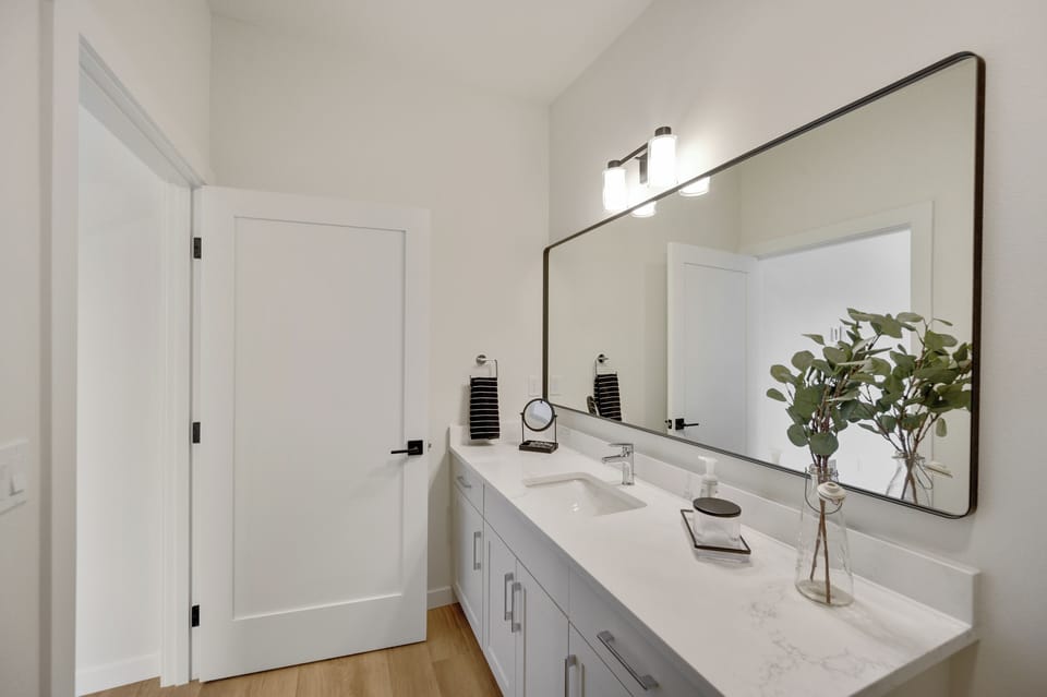 Master bathroom. 