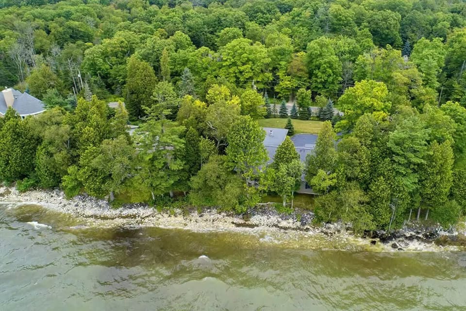 Ariel Picture of the back of the house