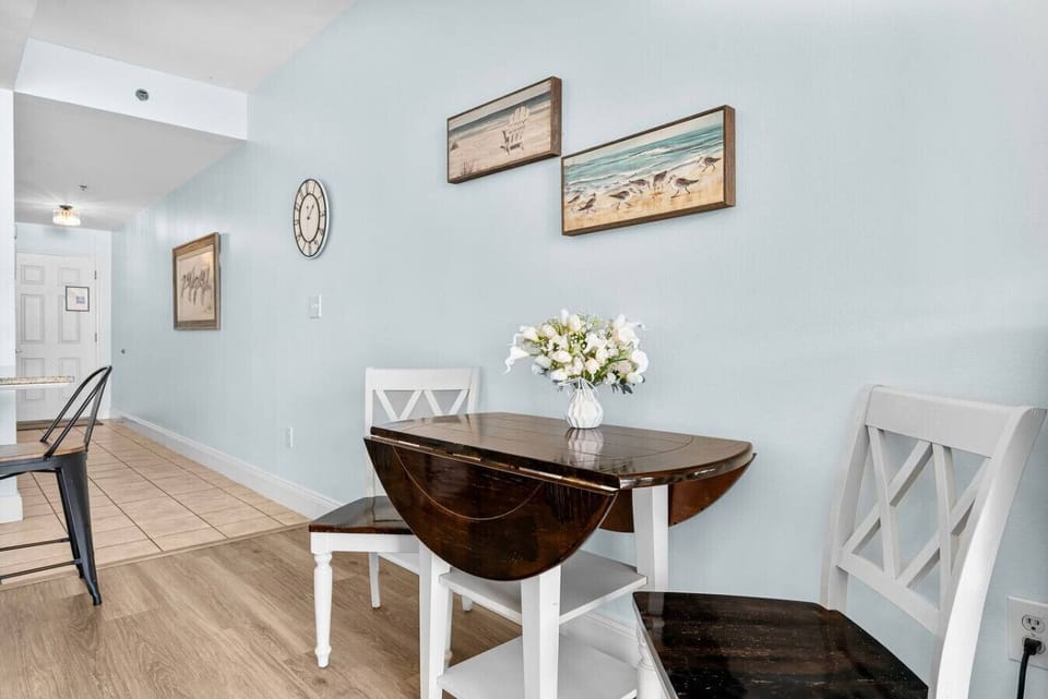 Foldout Dining Table with Seating for Four