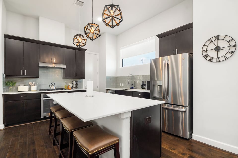 Enjoy a kitchen and dining space perfect for entertaining