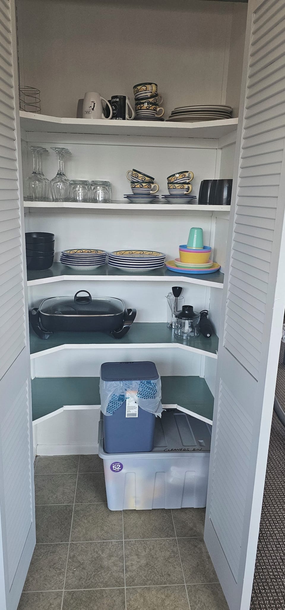 Pantry and amenities