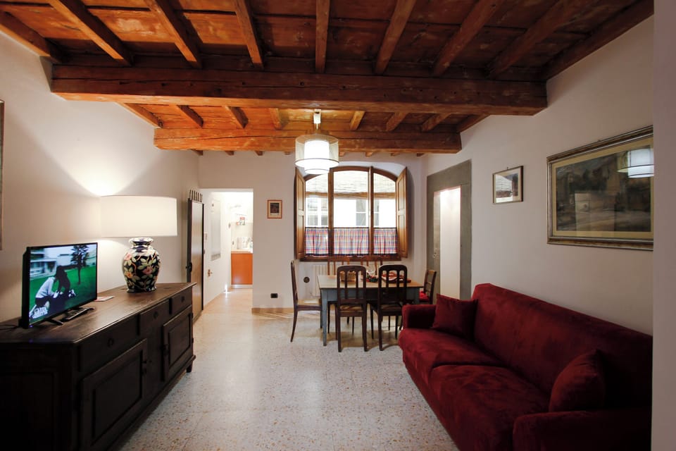 Apartment, City View | Living area | TV