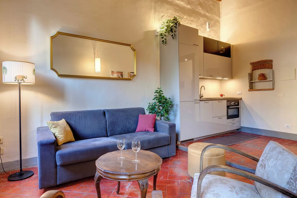 Apartment | Living area | 40-inch flat-screen TV with digital channels