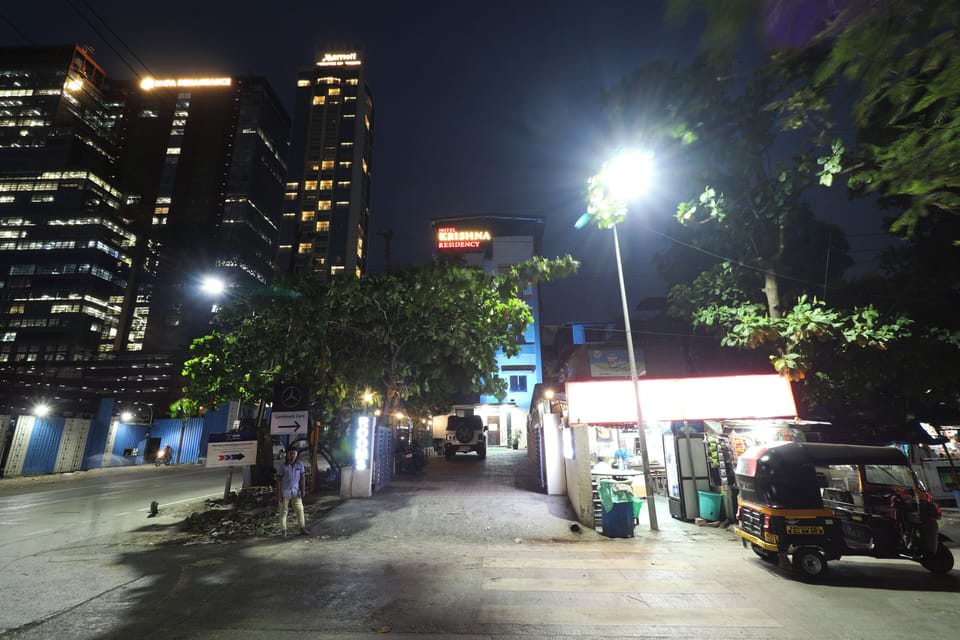 Front of property - evening/night