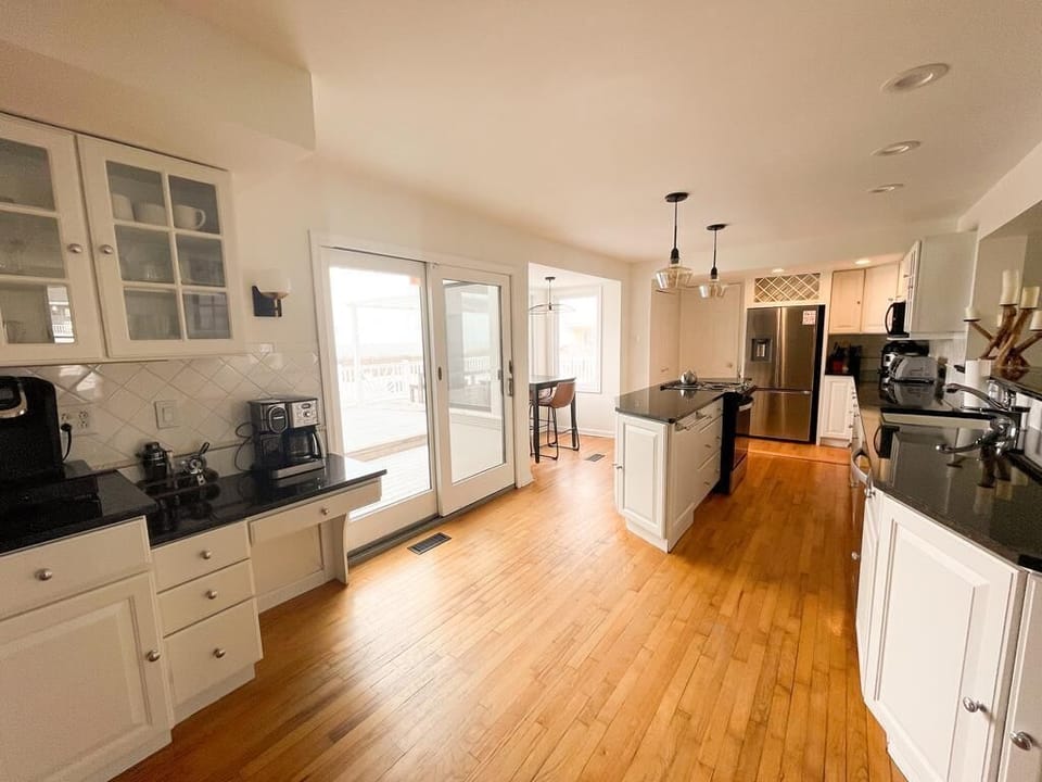 Note: A second fridge is provided in the garage to accommodate large groups.