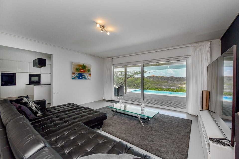Living room with open outdoor view