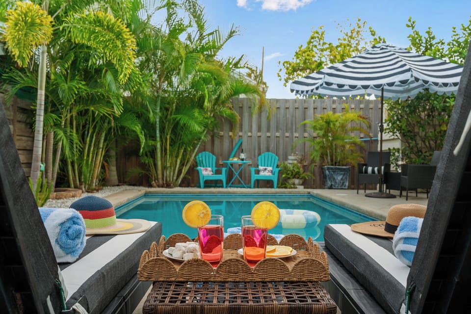 Savor the ultimate poolside experience with drinks, snacks, and good company. Relaxation is guaranteed in this private paradise.