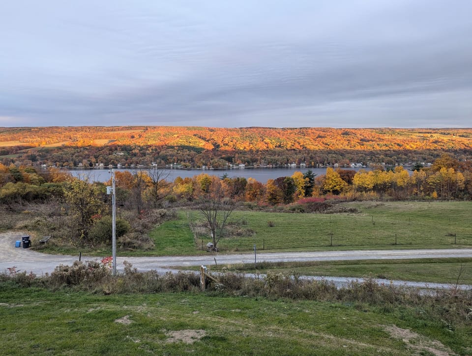 Autumn views on Keuka Lake.
