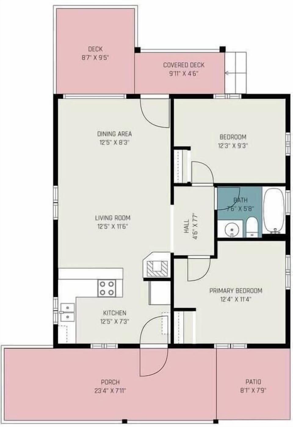 Floor plan Cottage #2